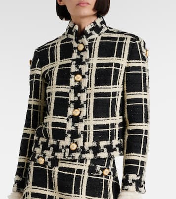 Veste Mossi en tweed de laine mélangée | Valentino