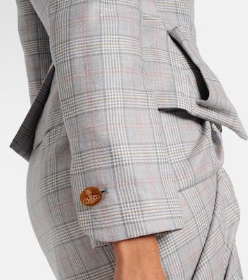 Blazer in tartan di lana e lino | Vivienne Westwood