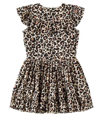 Cho ruffled leopard-print dress | Molo
