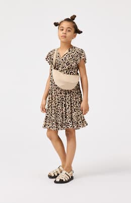 Cho ruffled leopard-print dress | Molo