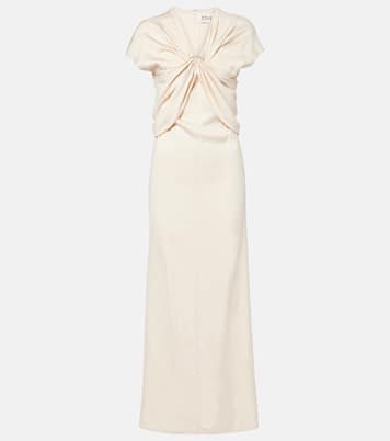 Robe longue Tova en crêpe | Tove