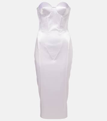 Abito a corsetto in raso   | Dolce&Gabbana