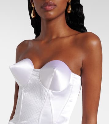Abito a corsetto in raso   | Dolce&Gabbana