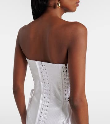 Abito a corsetto in raso   | Dolce&Gabbana