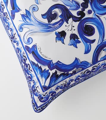 Medium printed silk twill cushion | Dolce&Gabbana Casa
