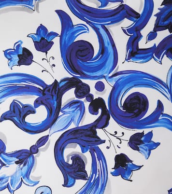 Medium printed silk twill cushion | Dolce&Gabbana Casa