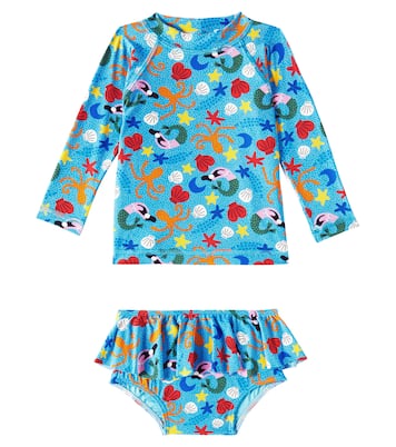Bébé – Top de bain et culotte de bikini à fleurs | Fábula