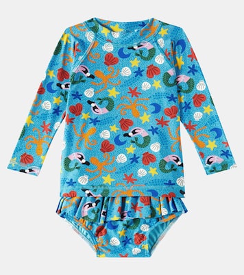 Bébé – Top de bain et culotte de bikini à fleurs | Fábula