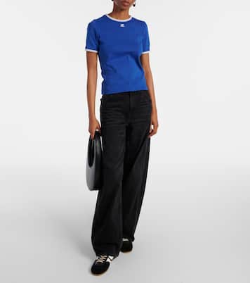 T-Shirt Heritage aus Baumwoll-Jersey | Courrèges