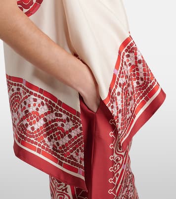 San Carlo printed silk twill top | La DoubleJ