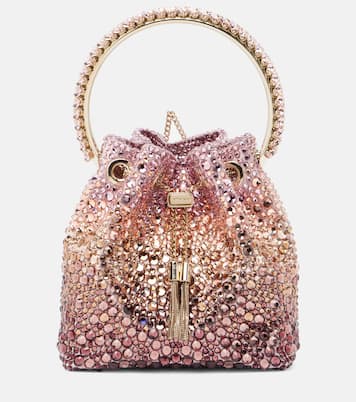 Bon Bon Micro embellished bucket bag | Jimmy Choo