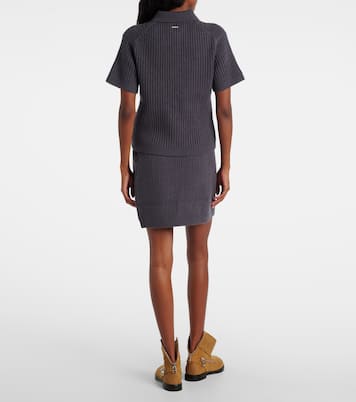 Polo trenzado en mezcla de lana y algodón | JW Anderson