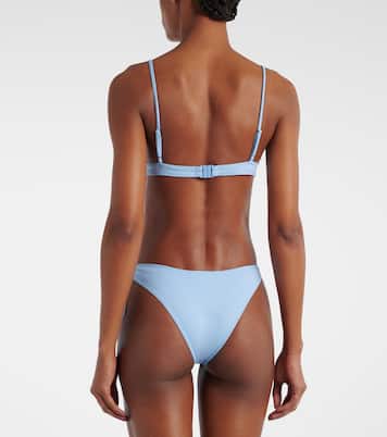 Top bikini con applicazione floreale  | Coperni