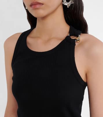 Tank top Piercing de jersey de algodón | Jean Paul Gaultier