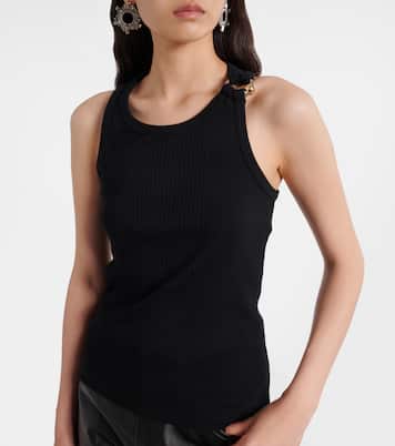 Tank top Piercing de jersey de algodón | Jean Paul Gaultier