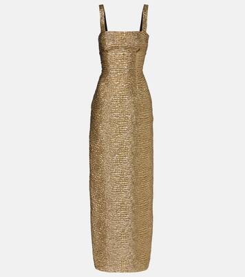 Robe Micheline aus Seersucker | Emilia Wickstead