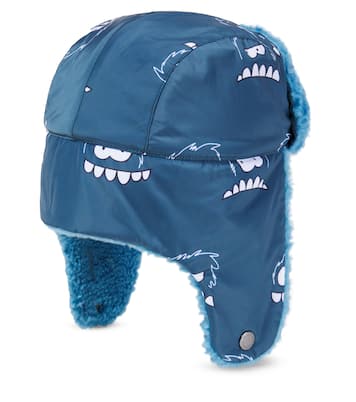 Embroidered printed trapper hat | Stella McCartney Kids