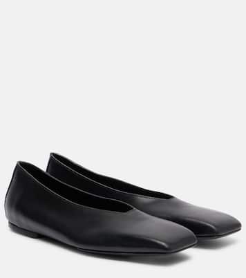 Leather ballet flats | Rick Owens