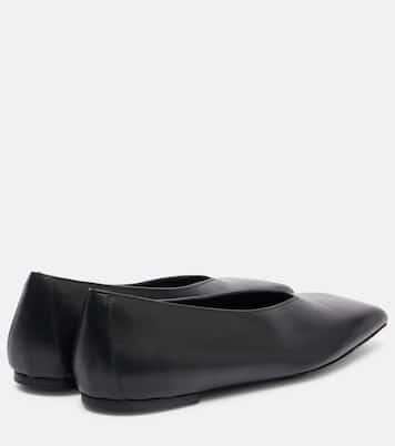 Leather ballet flats | Rick Owens