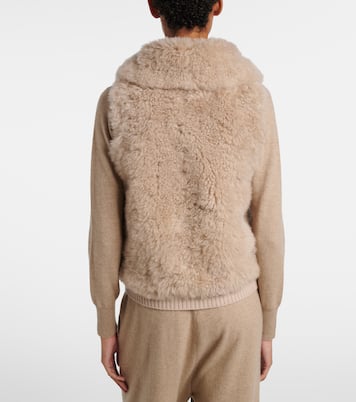 Shearling vest | Yves Salomon