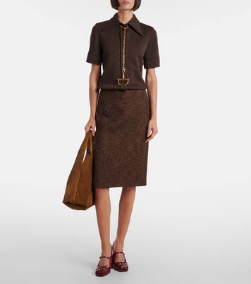 Slingback-Pumps Gucci Horsebit aus Leder | Gucci
