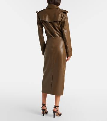 High-rise midi skirt | Norma Kamali
