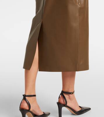 High-rise midi skirt | Norma Kamali