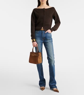 Sac Audrey Small en daim | Tom Ford