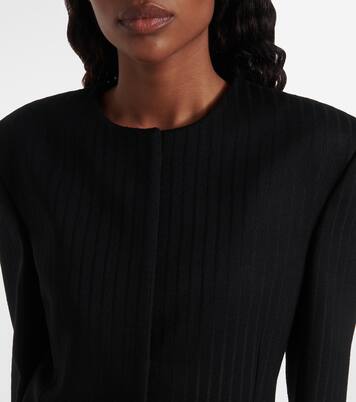 Ribbed-knit wool blazer | Calvin Klein