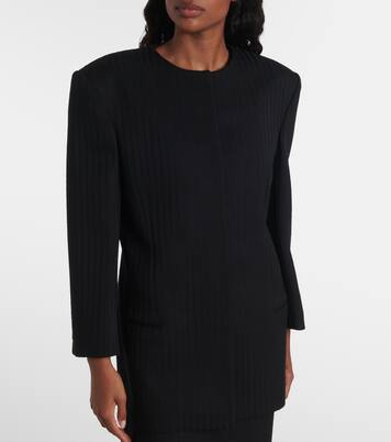 Ribbed-knit wool blazer | Calvin Klein