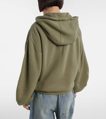 Flamenco cotton and cashmere zip-up hoodie | Loewe