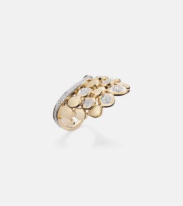 Blossom 14kt gold ring with diamonds | Rainbow K
