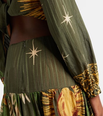 Afterwork printed jacquard blouse | Johanna Ortiz