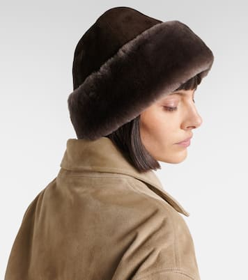 Toki shearling hat | Nour Hammour