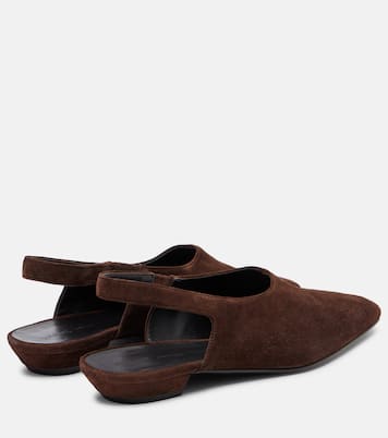Celia suede slingback flats | Khaite