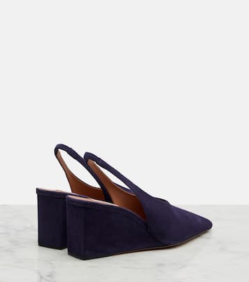 Wedges Cube aus Veloursleder | Alaïa