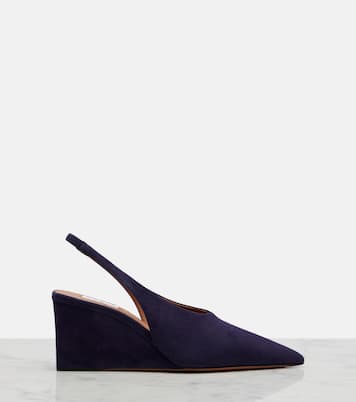 Wedges Cube aus Veloursleder | Alaïa