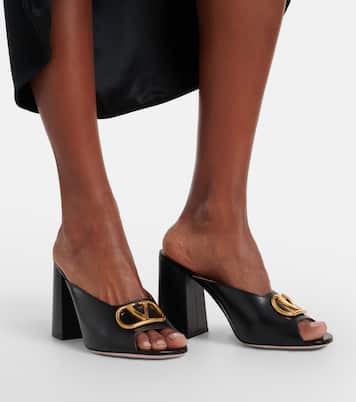 VLogo leather mules | Valentino Garavani