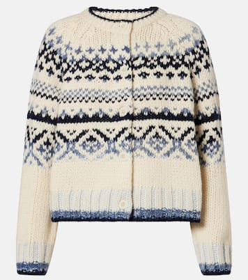 Tovah Fair Isle wool-blend cardigan  | Velvet