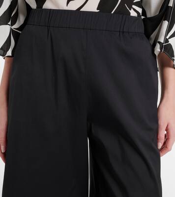 Weite Cropped-Hose Pece aus einem Baumwollgemisch | Max Mara