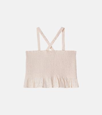 Florentina smocked cotton top | Louise Misha