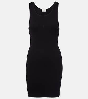 Cassandre cotton jersey minidress | Saint Laurent