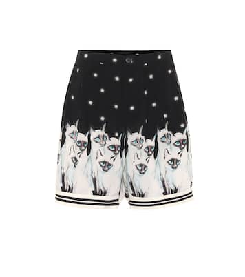 Shorts a stampa in rayon | Undercover