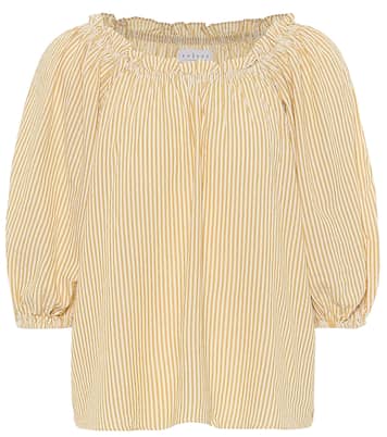 Top Briella en mezcla de algodón | Velvet
