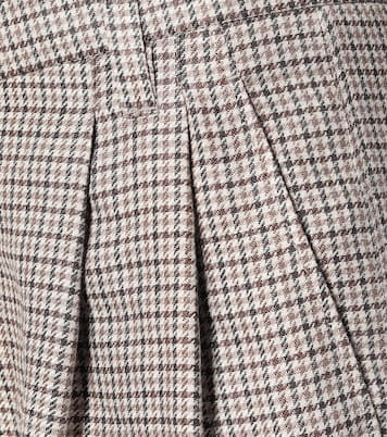 Karierte Hose aus Tweed | Brunello Cucinelli