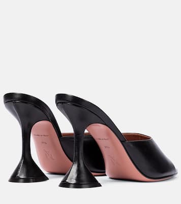Lupita leather mules | Amina Muaddi