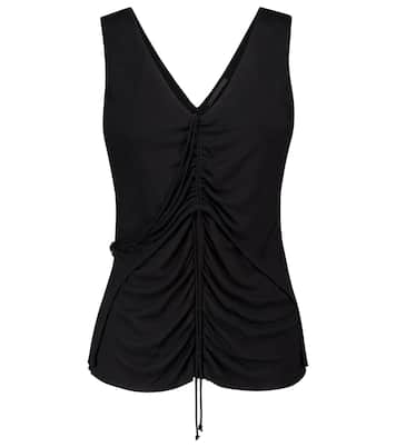 Scala ruched jersey tank top | Helmut Lang