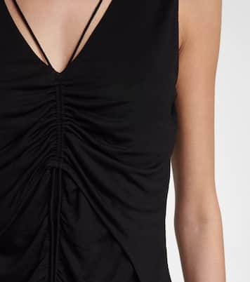 Scala ruched jersey tank top | Helmut Lang
