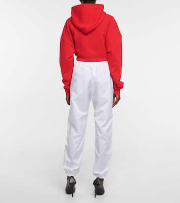 Zip-cuff high-rise sweatpants | Wardrobe.NYC