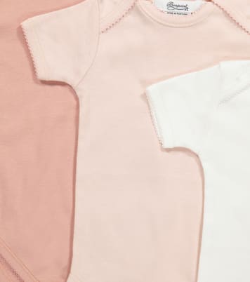 Baby set of 3 cotton bodysuits | Bonpoint